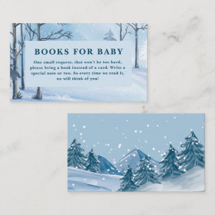 Carte D'accompagnement Baby son froid à l'extérieur des livres de Baby sh