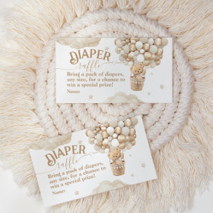 Carte D'accompagnement Ballons d'ours en peluche Bearly Wait Baby shower 