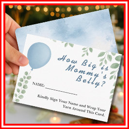 Carte D'accompagnement Balloon Eucalyptus Quelle Est La Grande Est Mommys