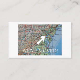 Carte D'accompagnement Baltimore Maryland Nous avons Déménagé Nouvelle Ca