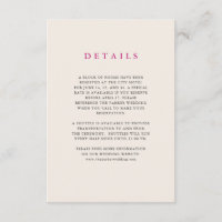 Bandes désert neutres | Détails de l'invité Mariag