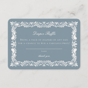 Carte D'accompagnement Barre de couches bleu Dusty Talavera Insérez