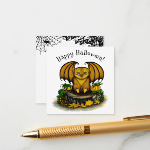 Carte D'accompagnement Bat d'Halloween mignonne