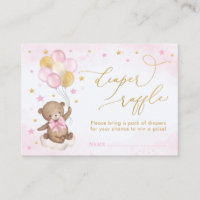 Bear Balloon rose Gold Stars Livres pour Baby Girl