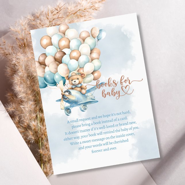 Carte D'accompagnement Bearly Wait Baby showers Livres pour bébé (Books for baby enclosure card for baby shower, We can bearly wait baby shower)