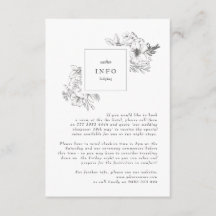 Beau Monogramme Floral Mariage de couronne dessiné
