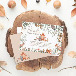 Carte D'accompagnement Beaux animaux de la forêt de verdure boisés apport