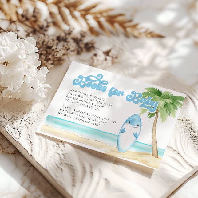 Carte D'accompagnement Bébé à bord Surfing Boy Baby showers Livres (Créateur téléchargé)