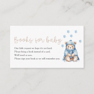 Carte D'accompagnement Bébé C'est froid Hors des livres d'ours pour bébé