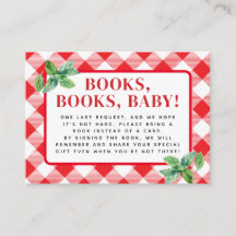 Bébé Livres pour bébés en tranches blanches rouges