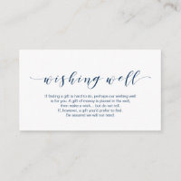 Belle Elegant, en Marine, Mariage Wishing Well