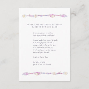 Carte D'accompagnement Bénédiction de la mère