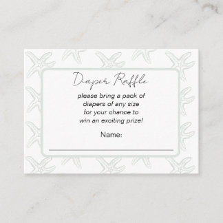 Carte D'accompagnement Bientôt de nouveau parmi nous Baby Shower Loterie