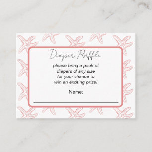 Carte D'accompagnement Bientôt de nouveau parmi nous Baby Shower Loterie 
