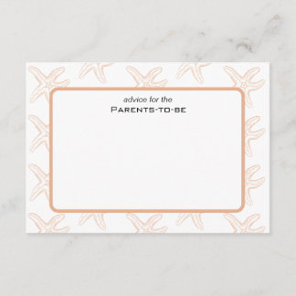 Carte D'accompagnement Bientôt de retour à la mer Baby Shower
