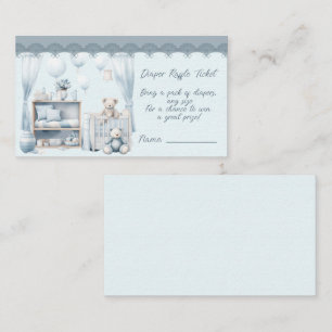 Carte D'accompagnement Bienvenue à un bébé garçon Douche de couches Raffl