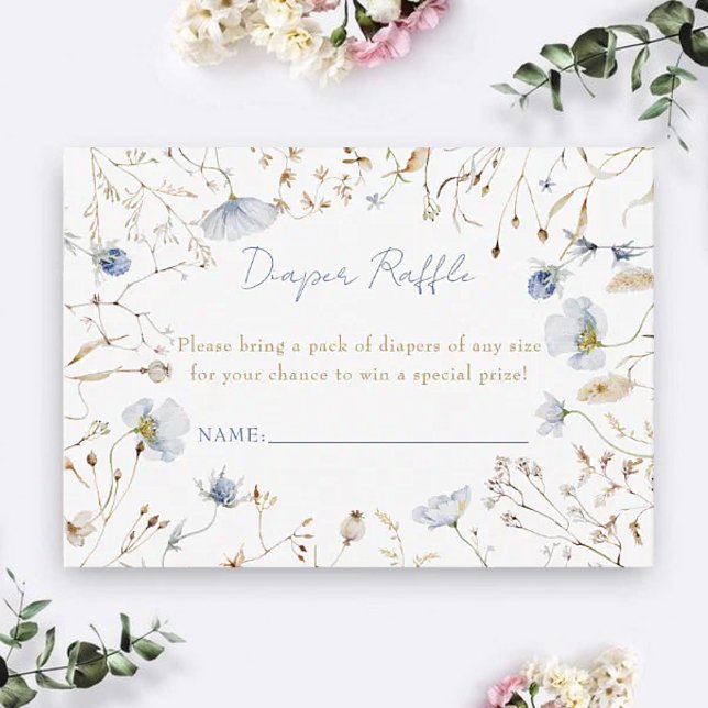 Carte D'accompagnement Bienvenue Petit Fleur sauvage Refroidisseur Encein (Créateur téléchargé)