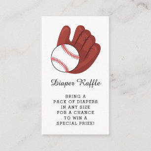 Carte D'accompagnement Billet Baby shower de baseball Garçons Reflets de 