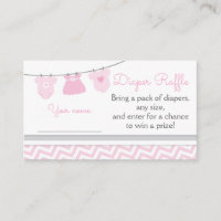 Billet Baby shower de lessive à linge