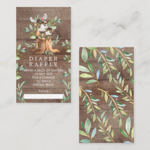 Carte D'accompagnement Billet de Baby shower de la couche d'orignal Maman
