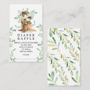 Carte D'accompagnement Billet de Baby shower de la couche d'orignal Maman
