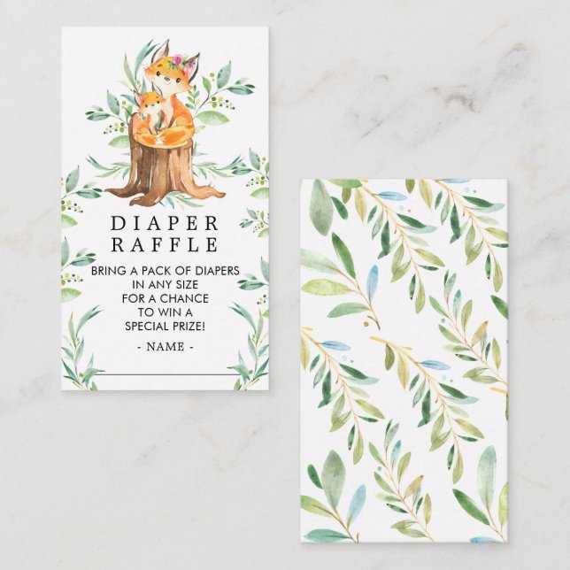 Carte D'accompagnement Billet de Baby shower Déchets de foin Maman & Baby (Devant / Derrière)