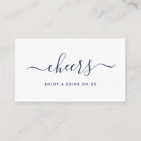 Billet de boissons gratuits Simple Script - Marine