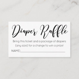 Carte D'accompagnement Billet de rabat à l'aquarelle