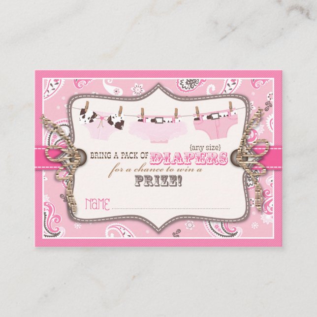 Carte D'accompagnement Billet de rabat à roulettes pour filles et tutu (Devant)