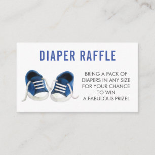 Carte D'accompagnement Billet de rabat, Baby shower Basket bleu