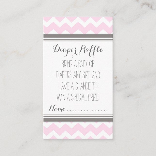 Carte D'accompagnement Billet de rabat baby shower gris rose pâle (Devant)