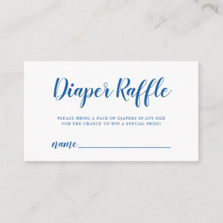 Carte D'accompagnement Billet de rabat Bright Blue Polka Point