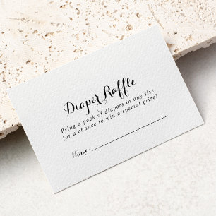 Carte D'accompagnement Billet de rabat de couches de calligraphie moderne