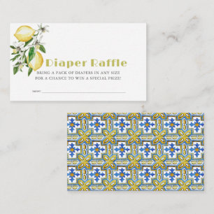 Carte D'accompagnement Billet de rabat pour bébé Citrus Lemon