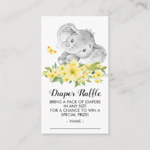 Carte D'accompagnement Billet de rabat pour couche de Baby shower neutre 