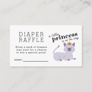 Carte D'accompagnement Billet de rabat Princess Diaper Chat