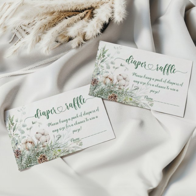 Carte D'accompagnement Billet de tirage à feuillage persistant de la couc (Créateur téléchargé)