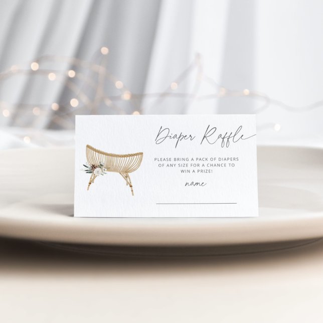 Carte D'accompagnement Billet de tombola hiver. Rupture de couche de pépi (Créateur téléchargé)