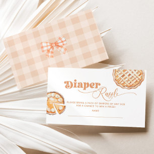 Carte D'accompagnement Billet de tombola Little Cutie Pie Diaper