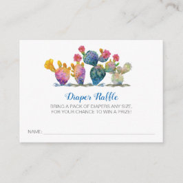 Carte D'accompagnement Billet Fiesta Boy Baby shower Refle