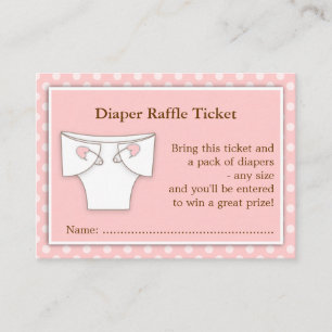 Carte D'accompagnement Billet fourre-Baby shower rose Fille Insérez