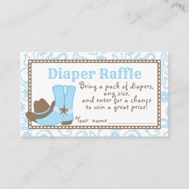 Carte D'accompagnement Billet Petit Baby shower de lèche-serviettes Petit (Devant)