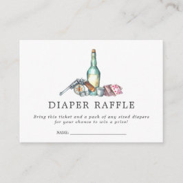 Carte D'accompagnement Billet rabat baby shower | Cowboy Western