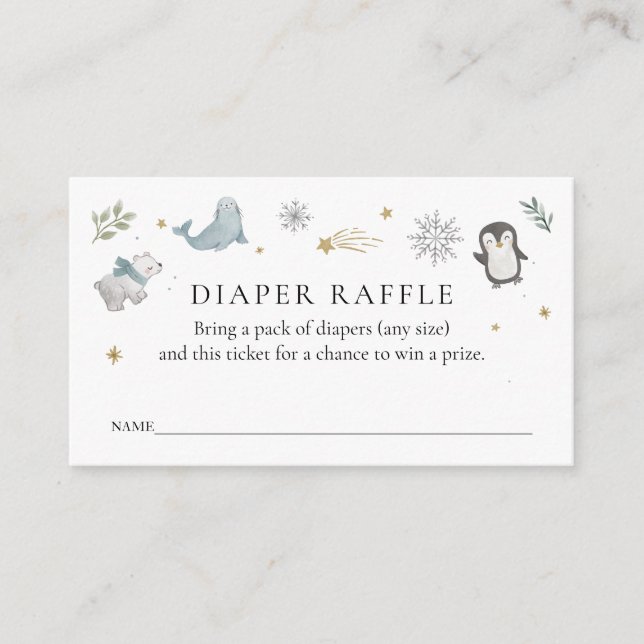Carte D'accompagnement Billet rabat pour Baby shower (Devant)