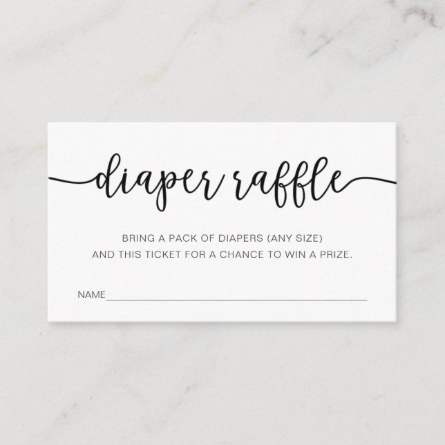 Carte D'accompagnement Billet rabat pour Baby shower (Devant)