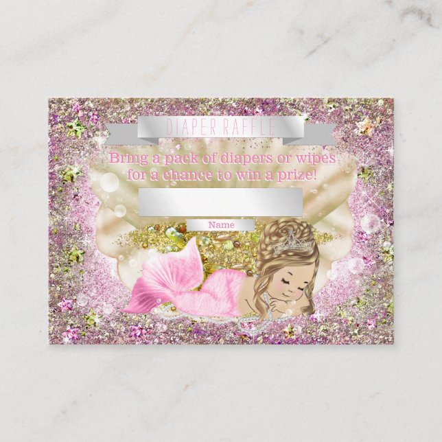 Carte D'accompagnement Billets de rousseur de sirène (Devant)