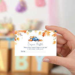 Carte D'accompagnement Billets de tombola de couche Blue Truck & Little P