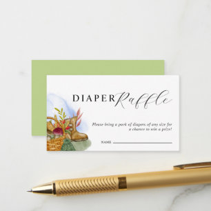 Carte D'accompagnement Billets de tombola de couches pour baby shower Loc