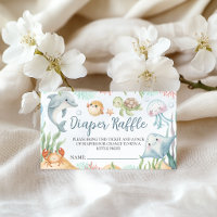 Billets de tombola pour couches océan