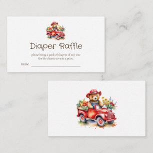Carte D'accompagnement Billets de tombola pour couches pour bébés produit